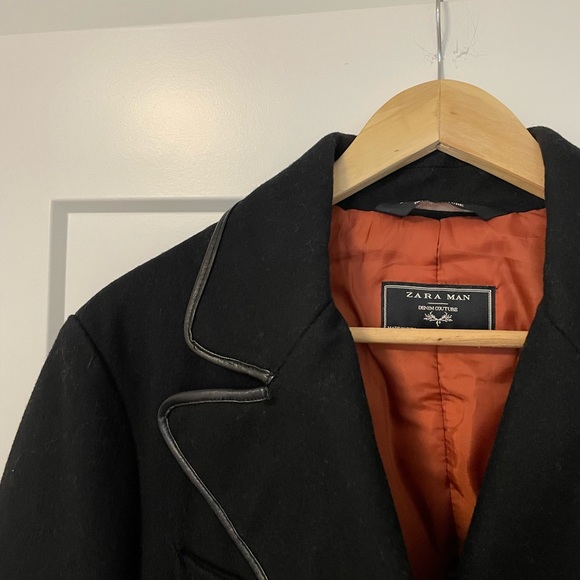Medium Zara Men’s Topcoat Woolblend - Picture 4 of 4